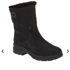 Clarks Aveleigh Pull Black Suede Daim Noir Mid Boots, Waterproof Size 11…